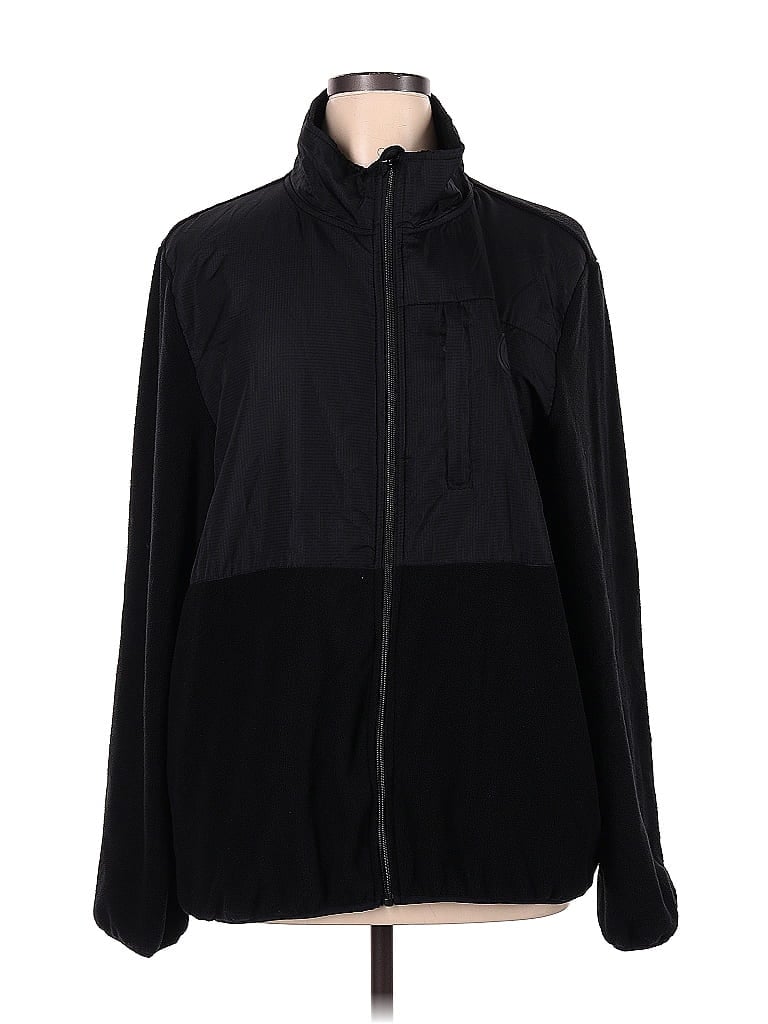 Perry Ellis Portfolio 100% Polyester Solid Black Jacket Size XL - 72% ...