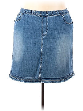 Belle By Kim Gravel Denim Skirt (view 1)