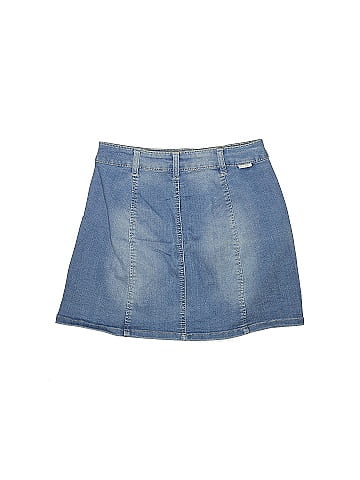 Sky and Sparrow Denim Skirt (view 2)