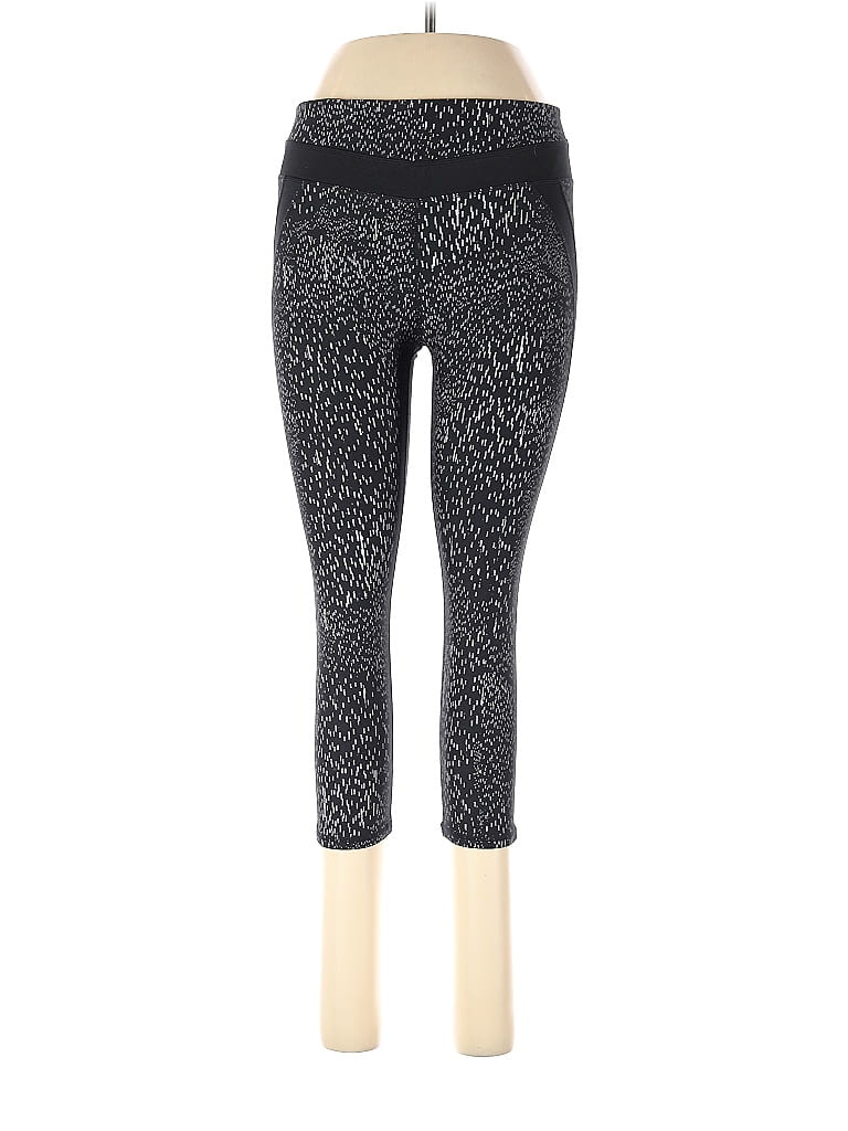 Fabletics Leopard Print Silver Active Pants Size M 60 off thredUP