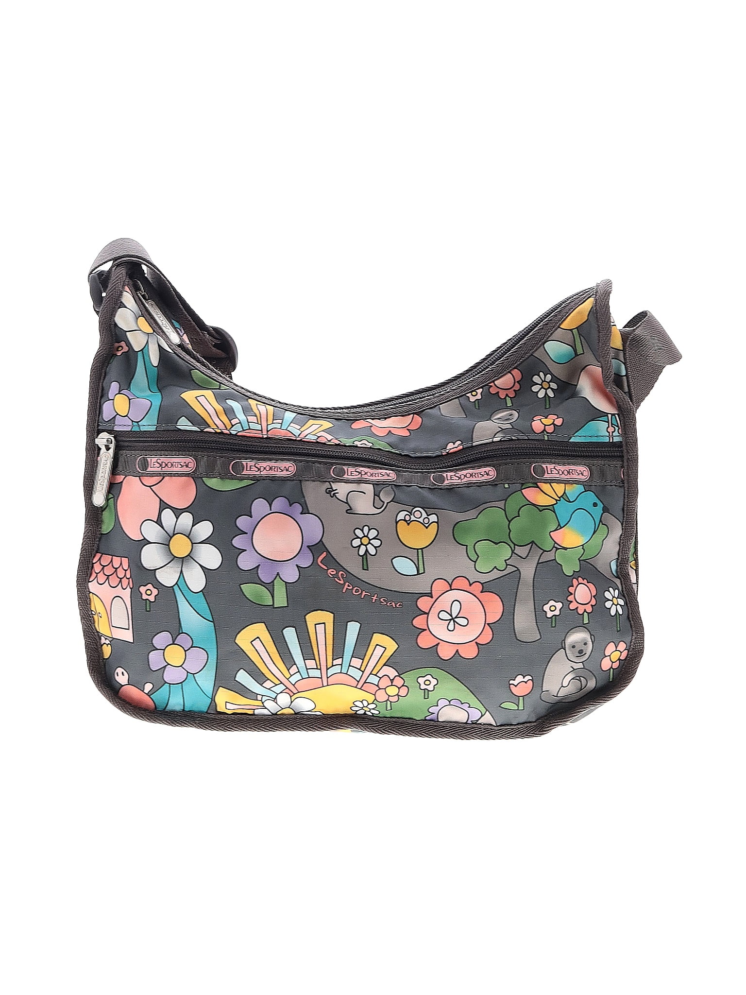 LeSportsac Graphic Black Crossbody Bag One Size 60 off thredUP