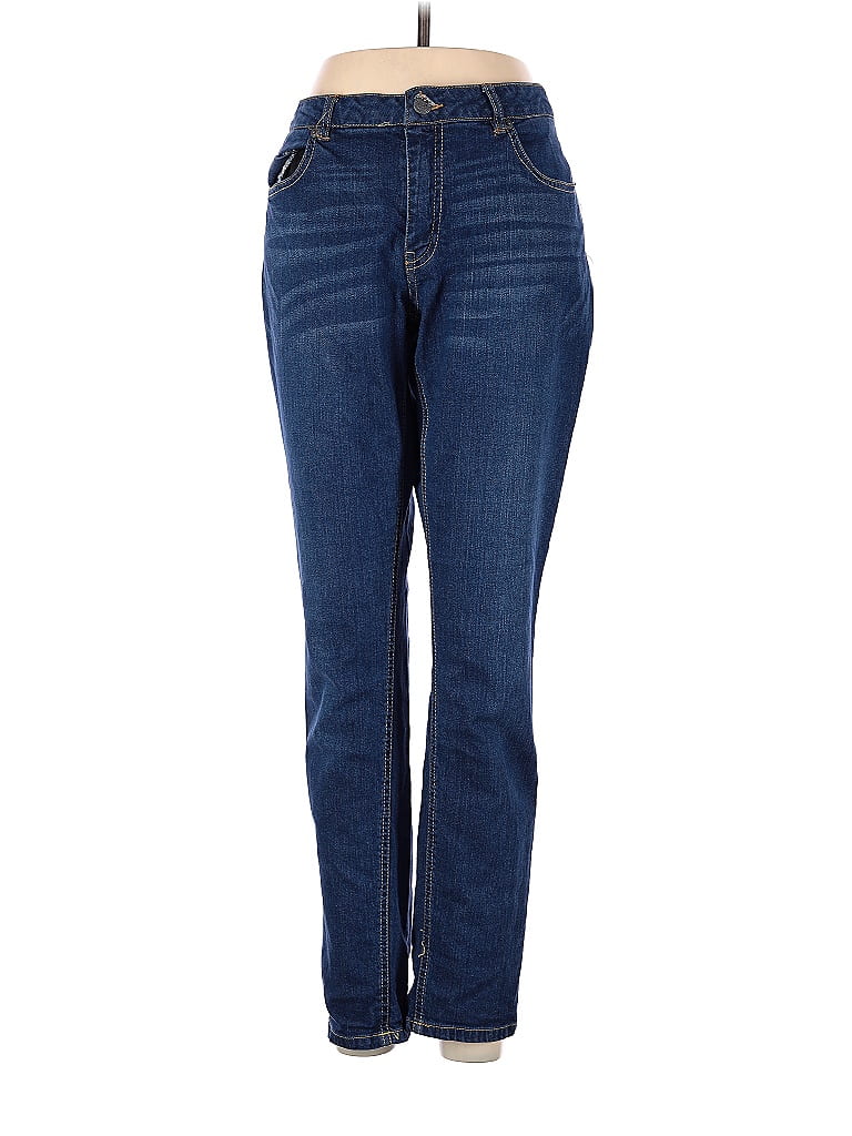 Kenneth Cole REACTION Solid Blue Jeans Size 8 - photo 1