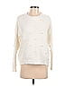 Amaryllis Color Block Solid Ivory Pullover Sweater Size XS - photo 1