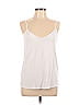 Joan Vass 100% Rayon Solid White Tank Top Size L - photo 1