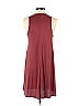 I. Joah Solid Burgundy Casual Dress Size S - photo 2