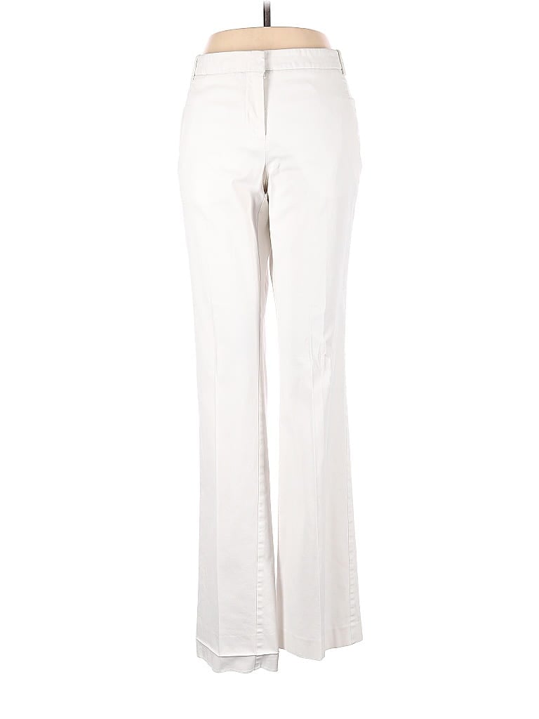 W by Worth Solid White Ivory Dress Pants Size 6 - photo 1