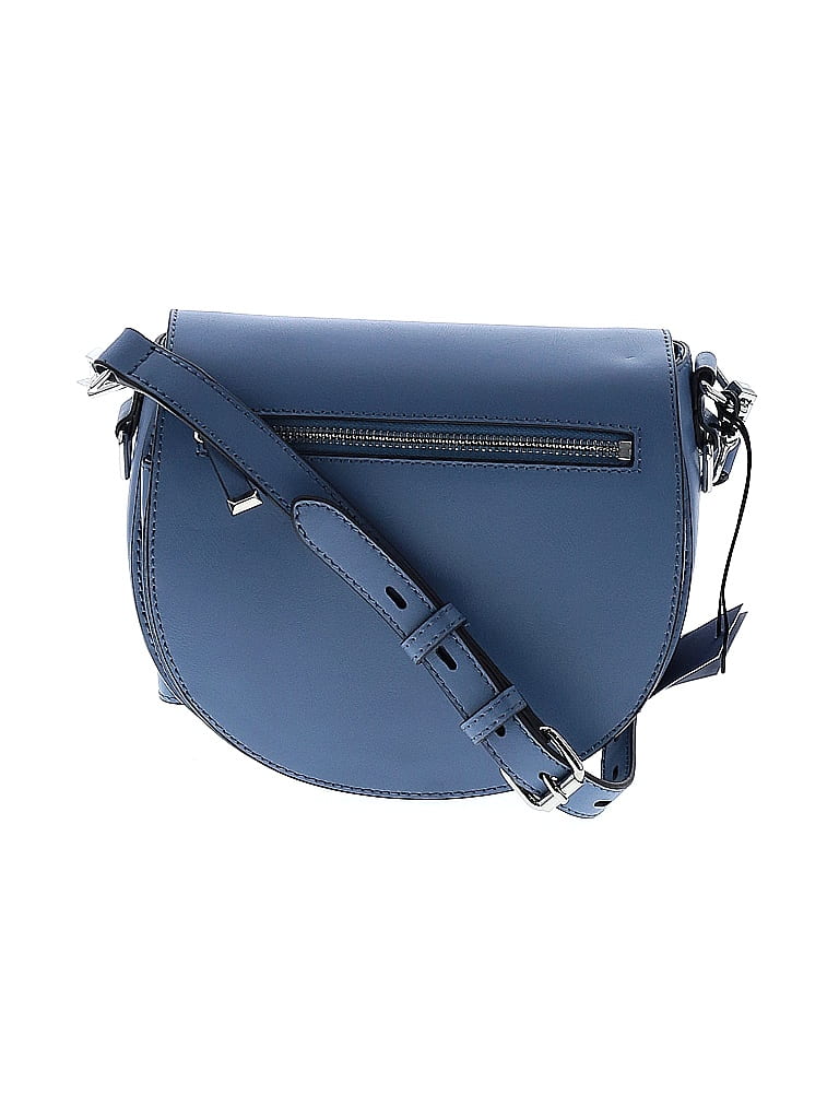 Rebecca Minkoff Solid Blue Crossbody Bag One Size - photo 1