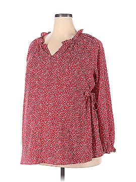 Isabel Maternity Long Sleeve Blouse (view 1)