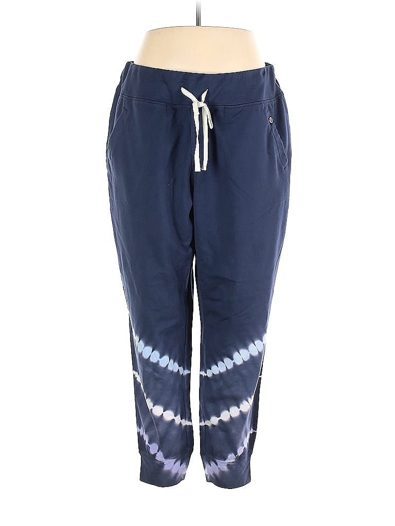 LIVI 100% Cotton Tie-dye Navy Blue Casual Pants Size 18 - 20 (Plus) - photo 1