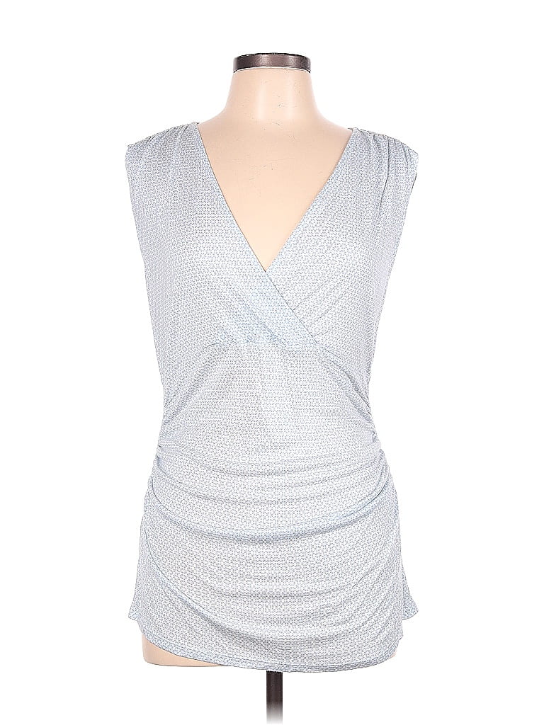 Ann Taylor Factory 100% Modal Gray Short Sleeve Top Size L - photo 1