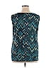 ANNTHONY 100% Polyester Teal Sleeveless Blouse Size 1X (Plus) - photo 2
