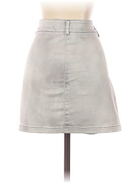 Noir Denim Skirt (view 2)