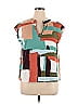 Shein Color Block Teal 3/4 Sleeve Blouse Size 0X (Plus) - photo 1