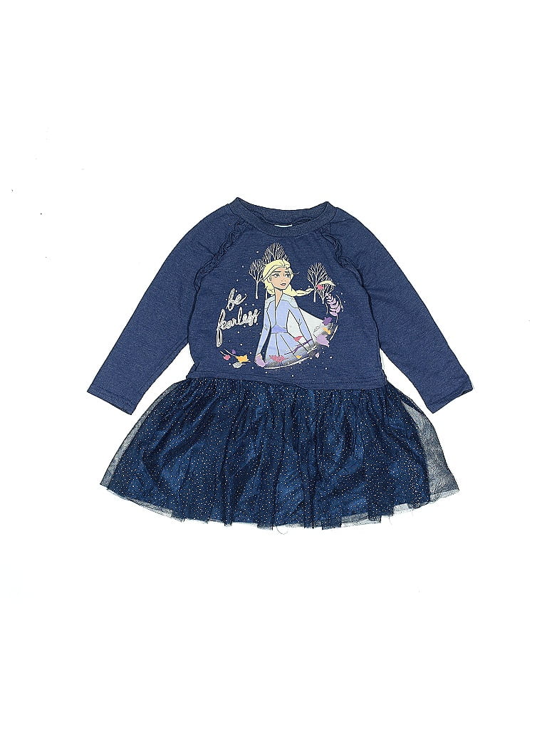 Disney Solid Blue Dress Size 3T - photo 1