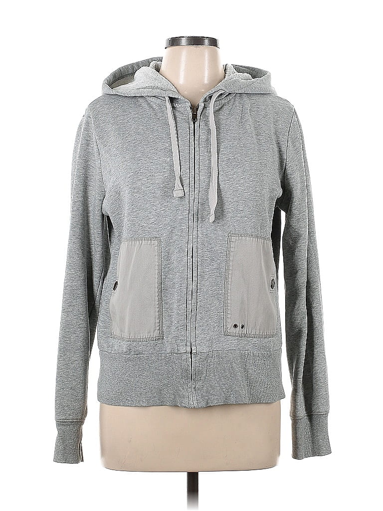 Converse One Star Gray Zip Up Hoodie Size L - photo 1
