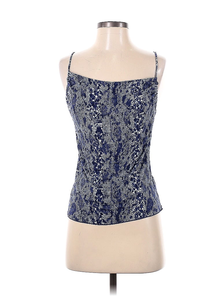 Intimately by Free People Multi Color Blue Sleeveless Blouse Size S - photo 1