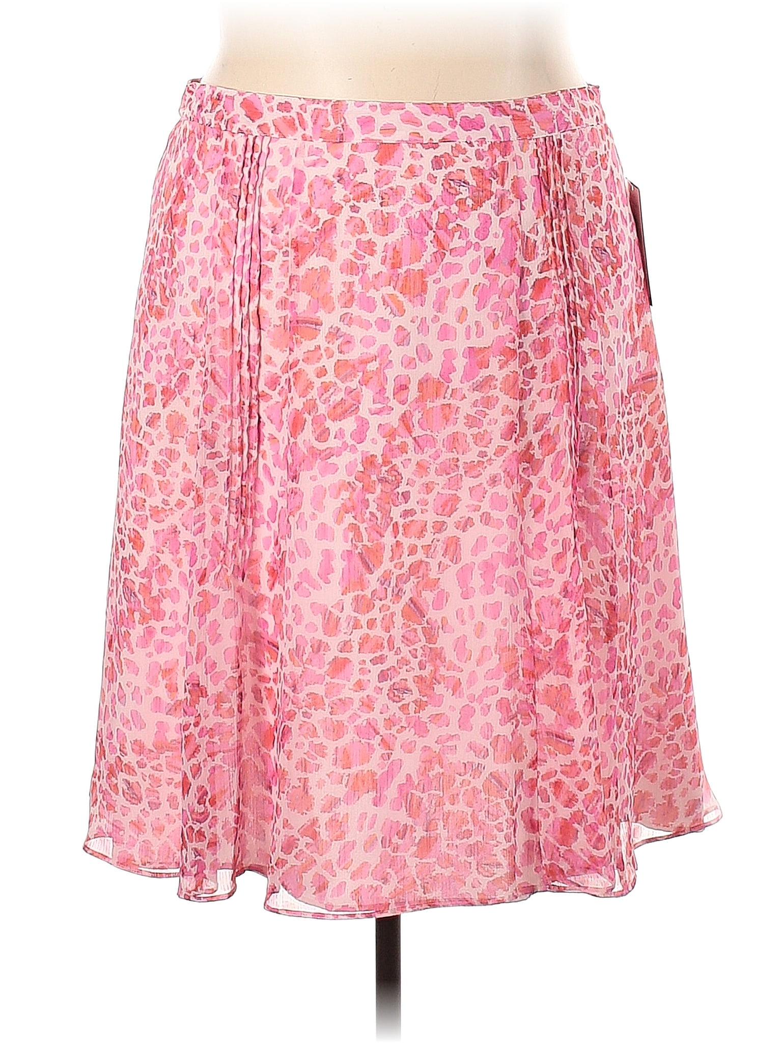 Jaclyn Smith 100 Polyester Pink Casual Skirt Size Xxl 48 Off Thredup