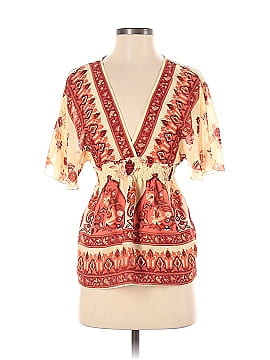 Guess Jeans Short Sleeve Blouse (view 1)