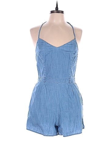 Hollister blue outlet romper