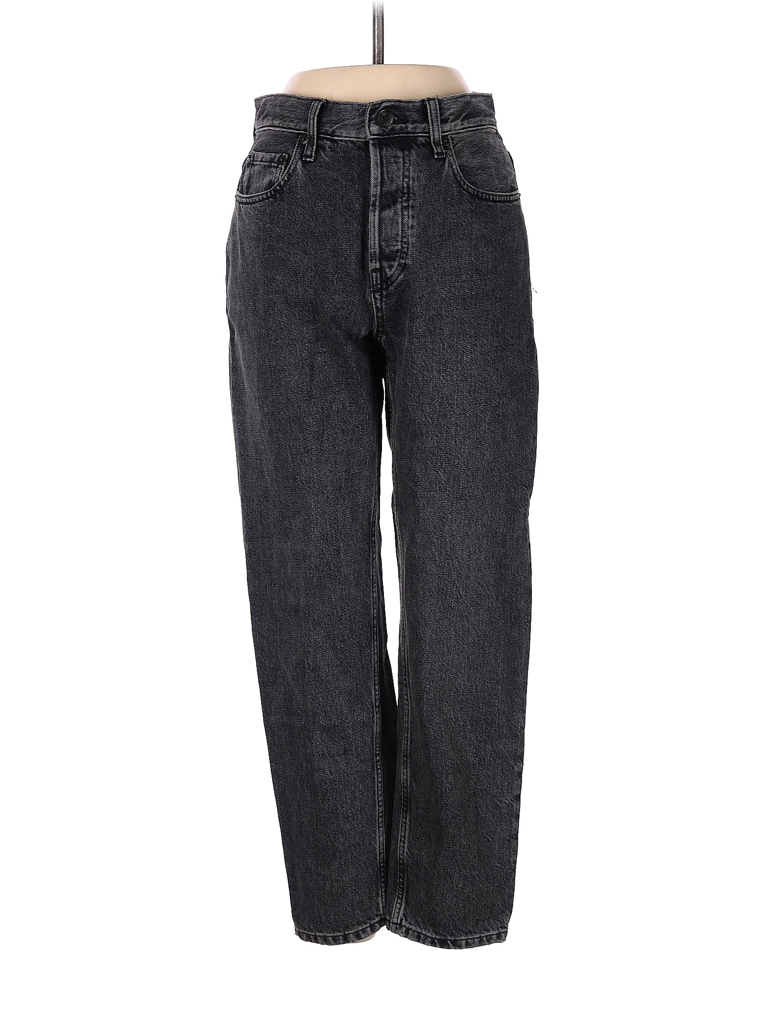 Everlane 100% Cotton Solid Gray Jeans 25 Waist - 56% off | thredUP