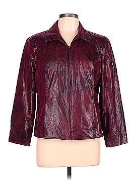 Kim Rogers Faux Leather Jacket (view 1)