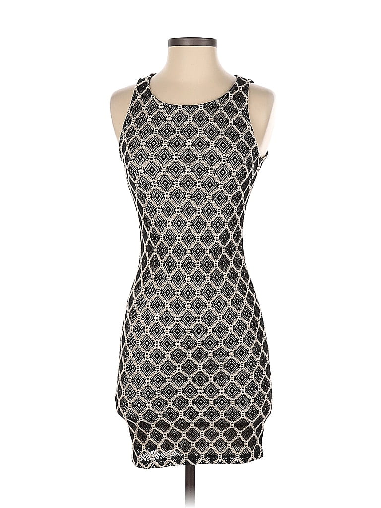 Soprano Gray Casual Dress Size XS - photo 1