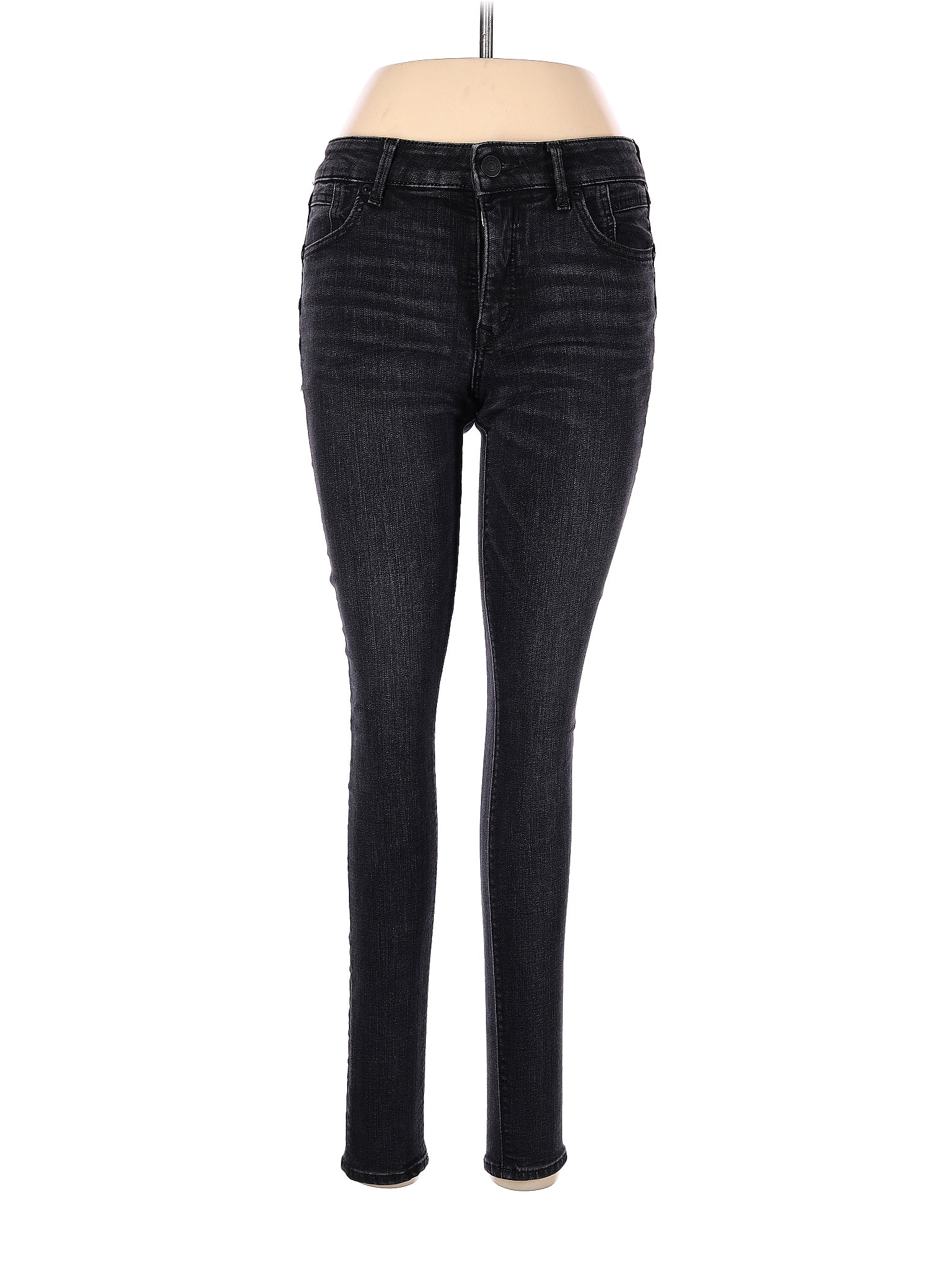 Express Solid Black Jeans Size 6 - 74% off | thredUP