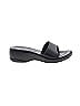 Kenneth Cole REACTION Solid Black Sandals Size 7 1/2 - photo 1
