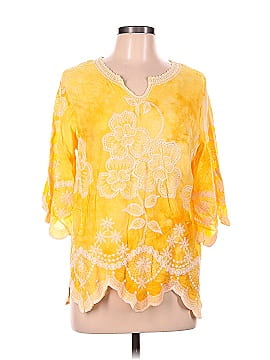 Solitaire 3/4 Sleeve Blouse (view 1)