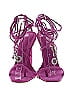 Schutz Solid Pink Purple Heels Size 8 1/2 - photo 2