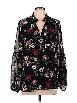 Karl Lagerfeld Paris Long Sleeve Blouse (view 1)