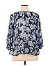 Johnny Was Floral Blue Long Sleeve Blouse Size XL - photo 2