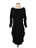 Jennifer Lopez Solid Black Cocktail Dress Size S - photo 1