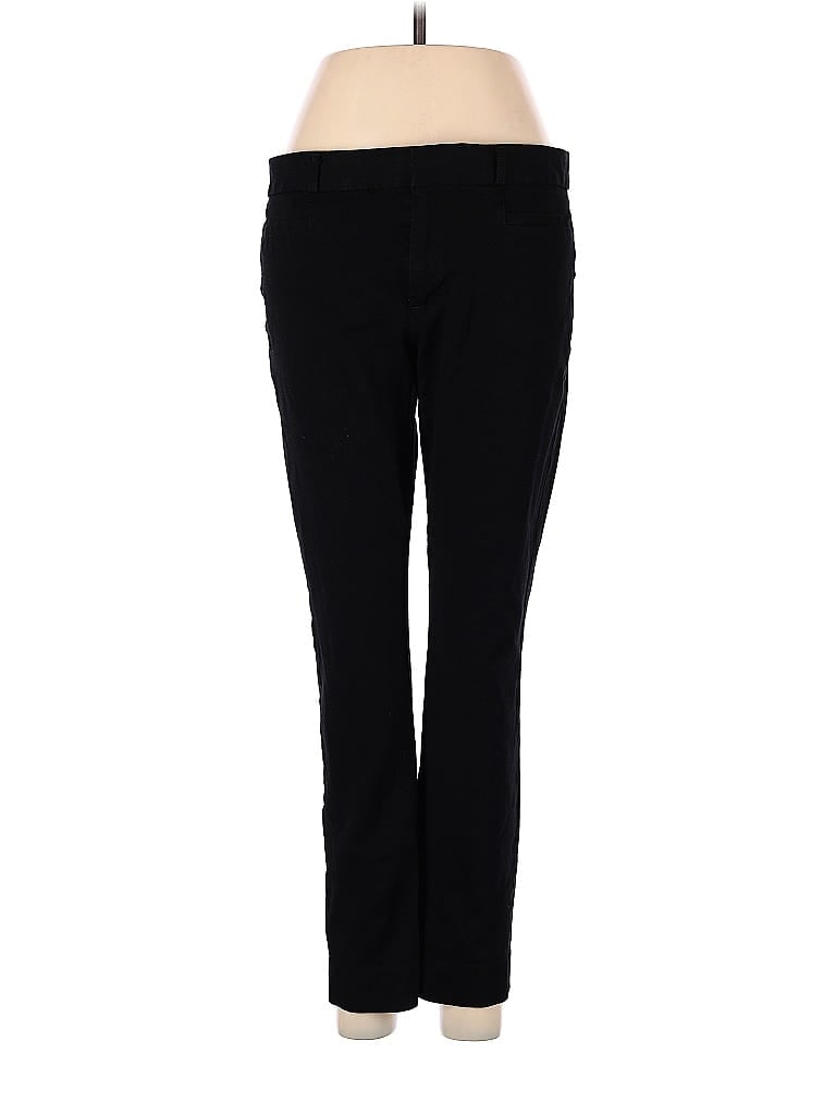 Banana Republic Factory Store Solid Black Casual Pants Size 8 - photo 1