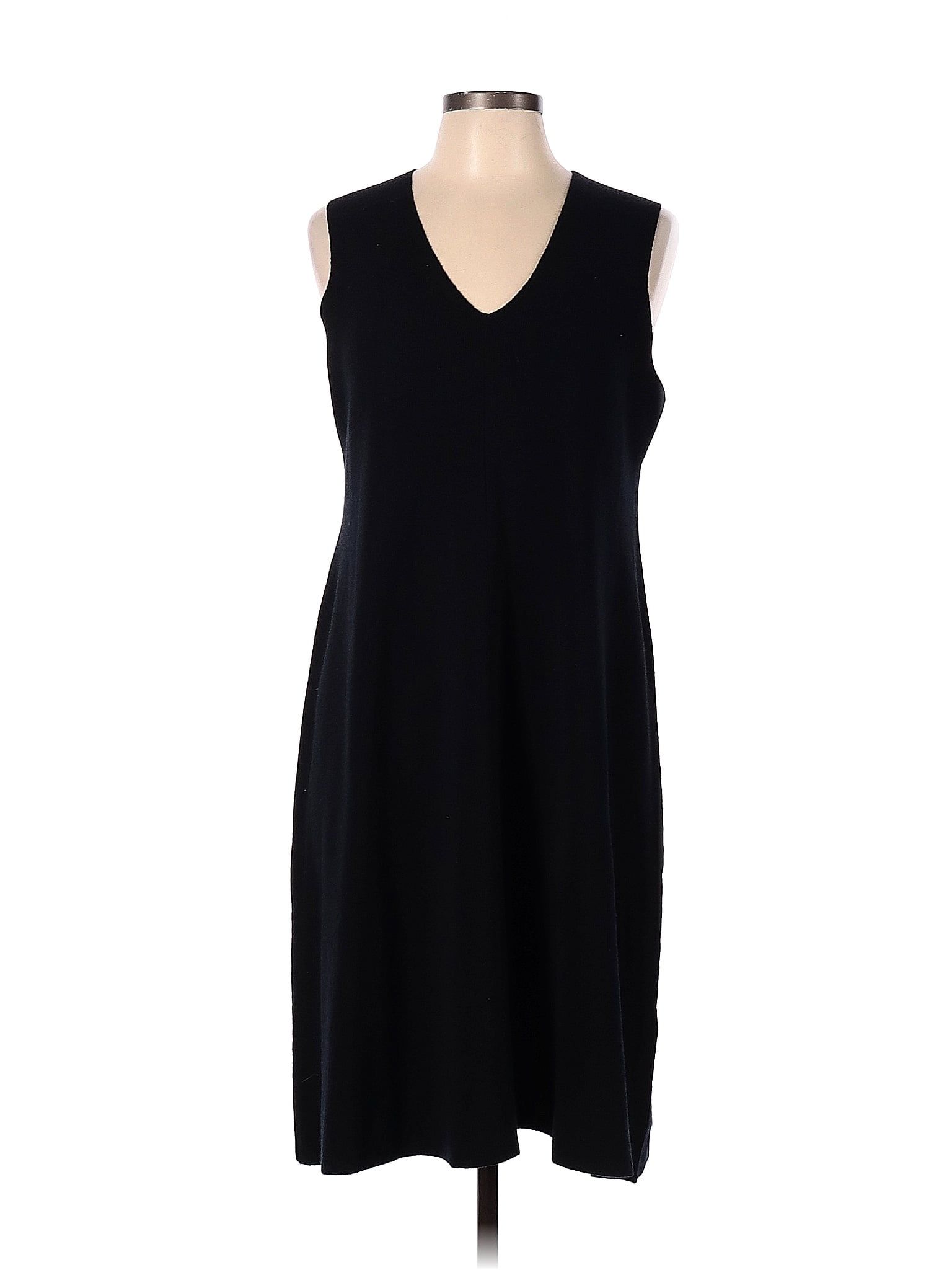 Eileen Fisher Black Casual Dress Size L (Petite) - 77% off | thredUP