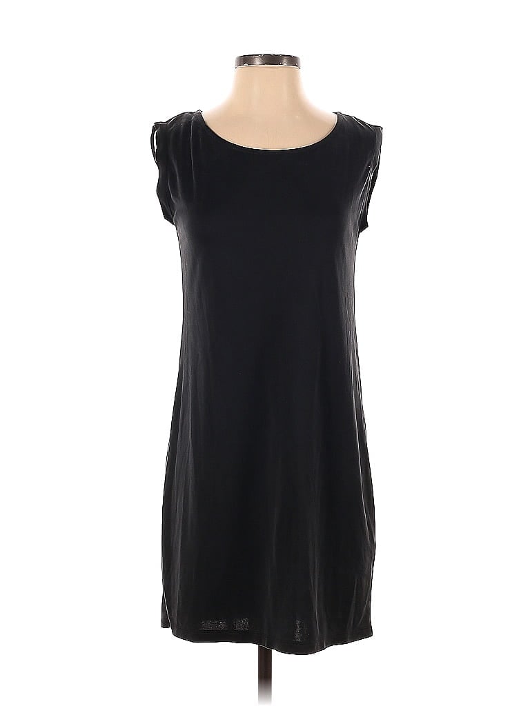 Sigrid Olsen Solid Black Casual Dress Size XS - photo 1