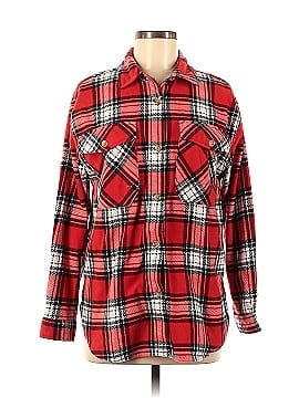Just Polly Long Sleeve Button-Down Shirt (view 1)