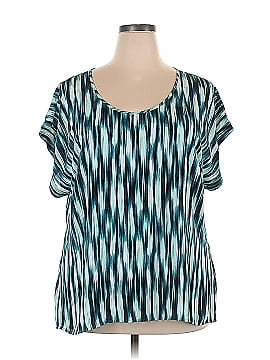 Lane Bryant Outlet Short Sleeve Blouse (view 1)