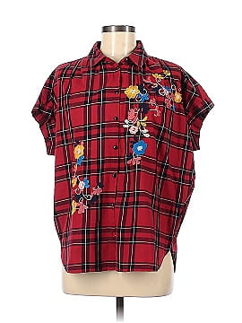 Madewell Embroidered Central Shirt in Dahl Plaid (view 1)