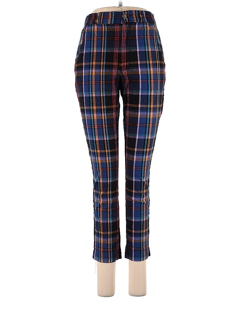 Hollister Plaid Multi Color Blue Casual Pants Size S 64 off thredUP