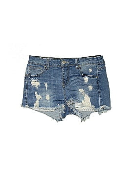Wax Jean Denim Shorts (view 1)