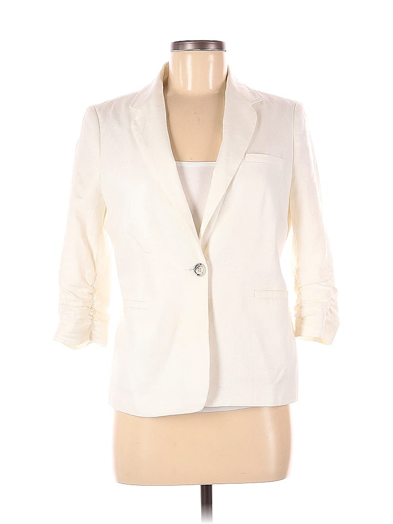 Jules Longline Blazer - Snow Leopard