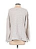 Robert Louis Marled Silver Pullover Sweater Size S - photo 2
