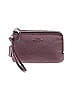Coach Factory 100% Leather Solid Purple Burgundy Leather Wristlet One Size - photo 1