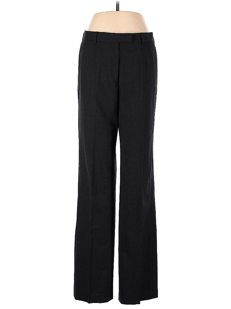 Pantalon Femme Jo No Fui Laine Noire - Taille 42 Italienne, Coupe Droite à Patte D'eph, Excellent état