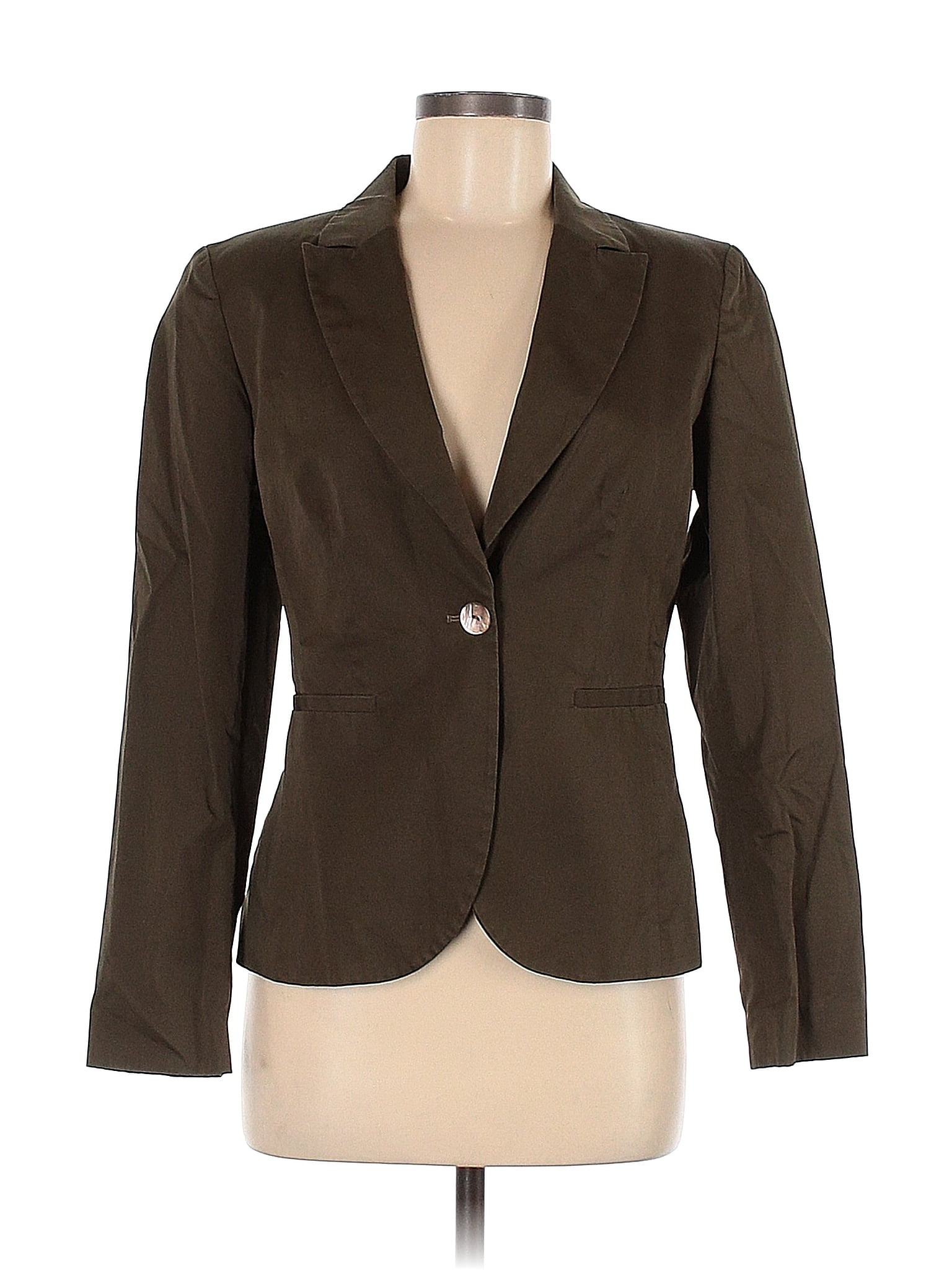 Assorted Brands Solid Brown Blazer Size 8 72 Off Thredup