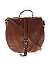 Halston Heritage 100% Leather Solid Brown Leather Satchel One Size - photo 1