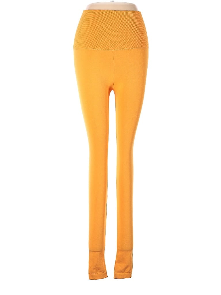 Zenana Yellow Active Pants Size M - photo 1