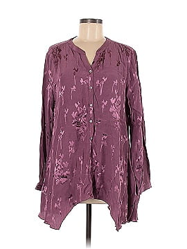 LOGO Long Sleeve Button-Down Shirt (view 1)