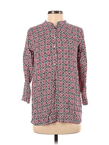 Rock Flower Paper Long Sleeve Button-Down Shirt (view 1)